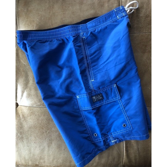 POLO Ralph Lauren Swim Trunks Board Shorts Lined Pockets Surf Men's Size Large - Picture 4 of 8
